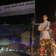 Lon Vanna (left) and Hoeun Touth stand guard at the garment factory where they worked until it shut down unannounced, in Kandal province, Cambodia